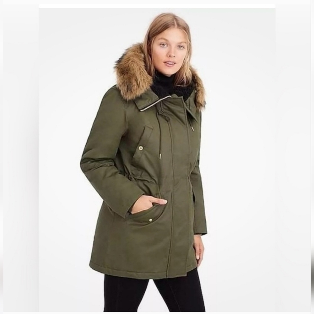 JCrew Lined Parka Jacket